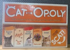 Late For The Sky Cat-Opoly Board Game (LATECAT) 2-6 Players Age 8+ Made In USA!