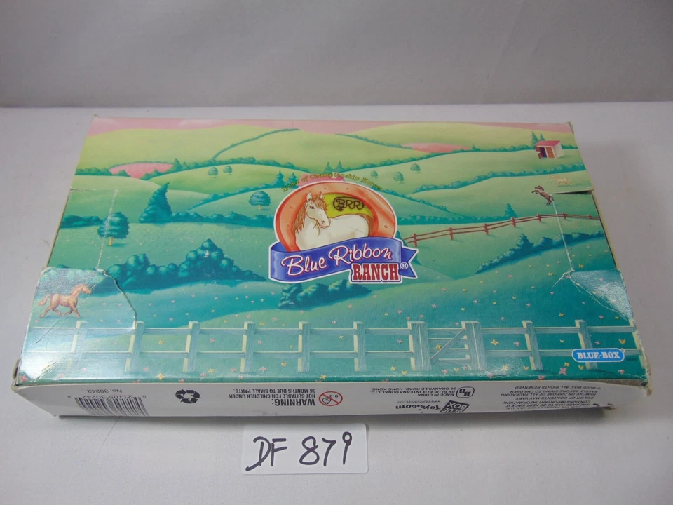 JUEGO RANCHO CINTA AZUL UN NÚMERO DE DOS CABALLOS 30242 CAJA AZUL Foto 3 de 4