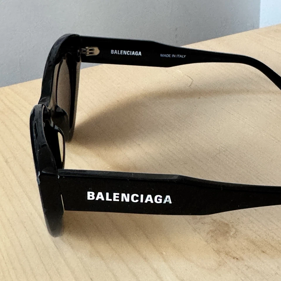 Gafas de sol BALENCIAGA ojo de gato lentes negras/grises brillantes Foto 3 de 4