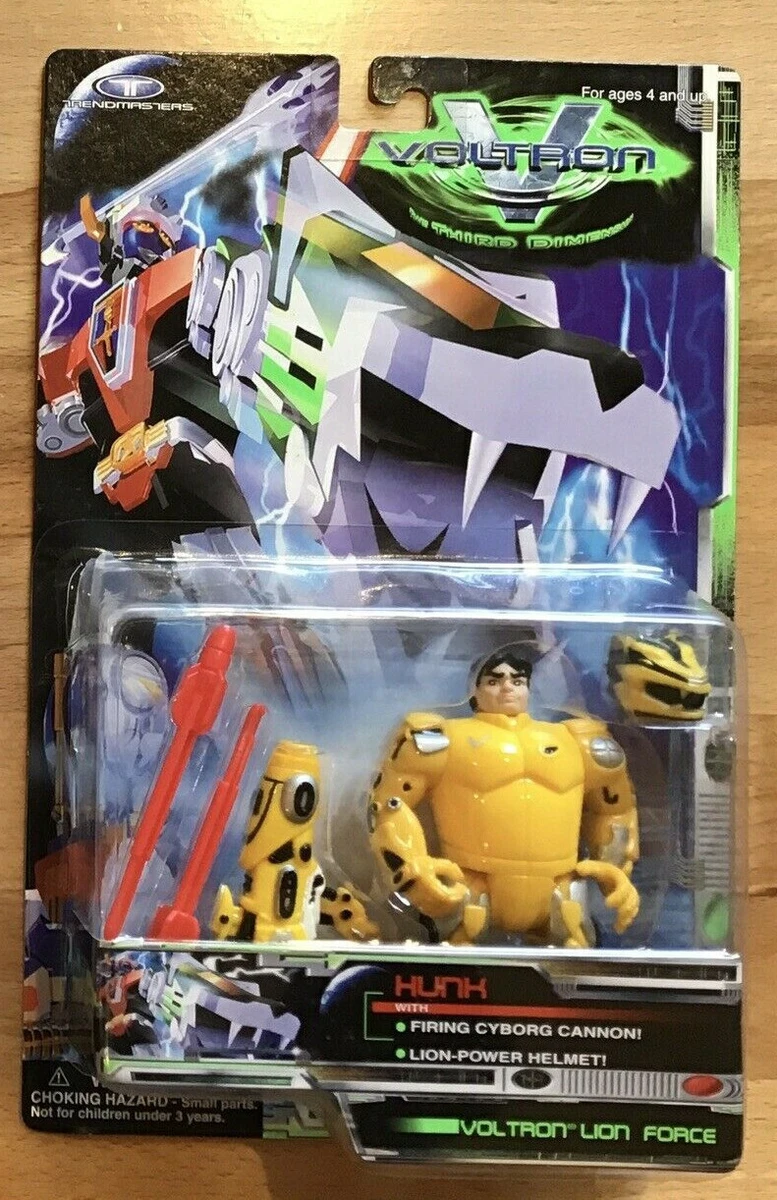 VOLTRON 3rd dimension action figure HUNK Trendmasters 1998