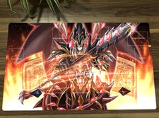 YGO Duel Playmat Red Eyes Dark Dragon CCG TCG Mat Trading Card Game Mat Pad