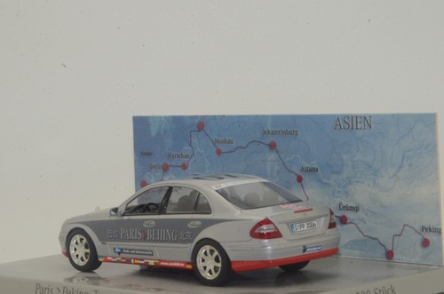 Mercedes Classe E Rally Parigi-Pechino Team Auto Minichamps Dealer B66962263 1/43 - Foto 3 di 4