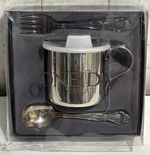 VTG Oneida AFFECTION Child / Baby Utensil  Cup Set 3 Piece Primary Set