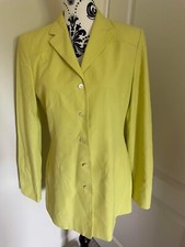 Laurèl Blazer Vintage Lime Neon Green Blazer Size 38