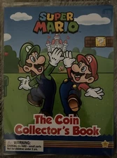 Super Mario Bros. Frankford Wonder Ball Coin Collector's Book - Brand New Sealed