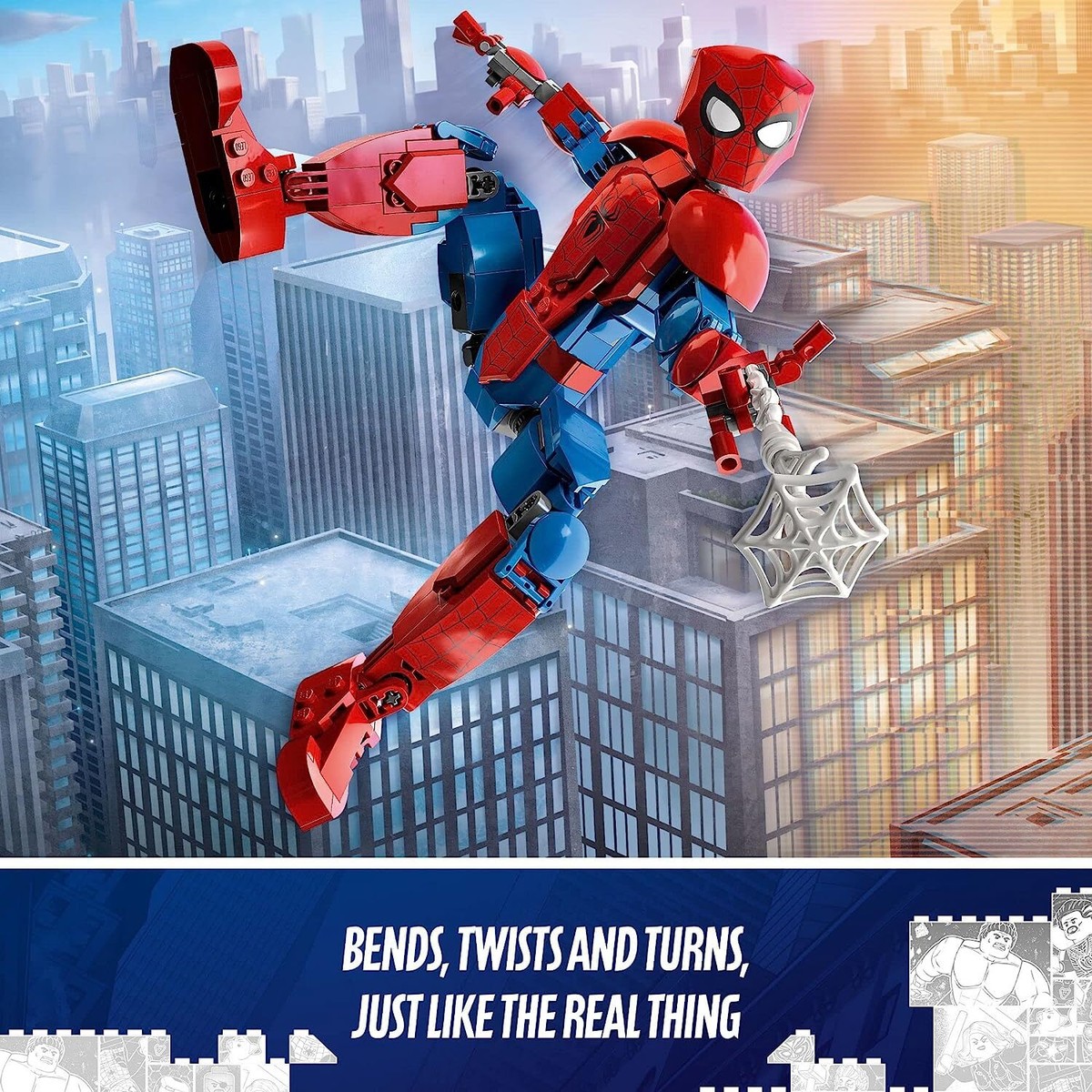 Marvel Spider-Man 76226 Building Toy - Fully Articulated Action
