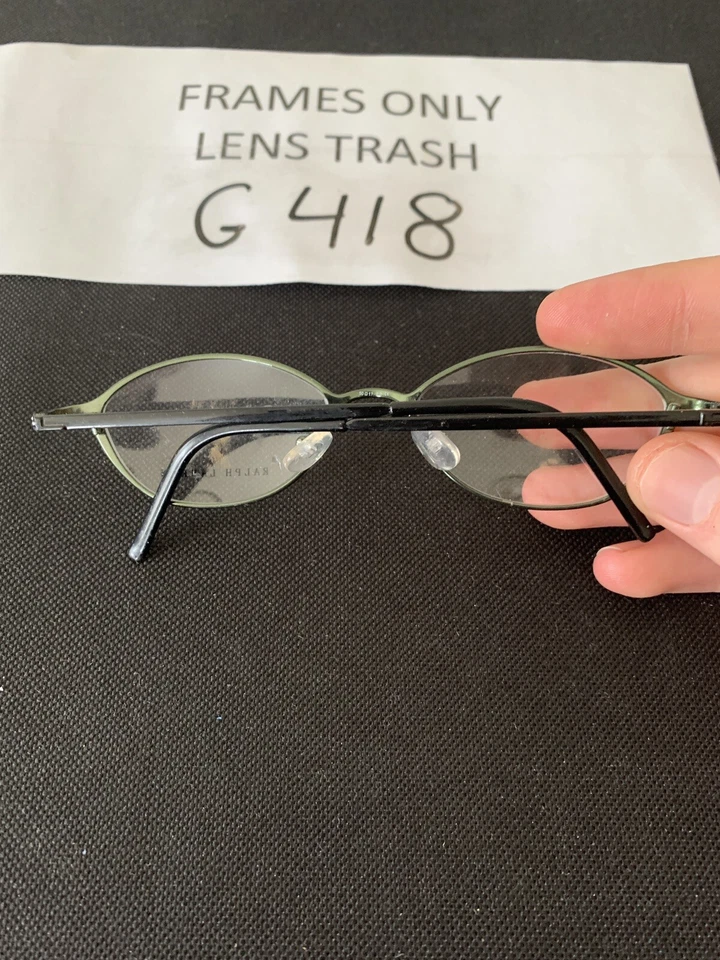 Gafas Ralph Lauren RL 1317 F44 negras/verdes 50[]17 135 monturas solo G418 Foto 3 de 4