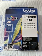 Brother Genuine LC209BK XXL Super High Yield Black Ink New 2022
