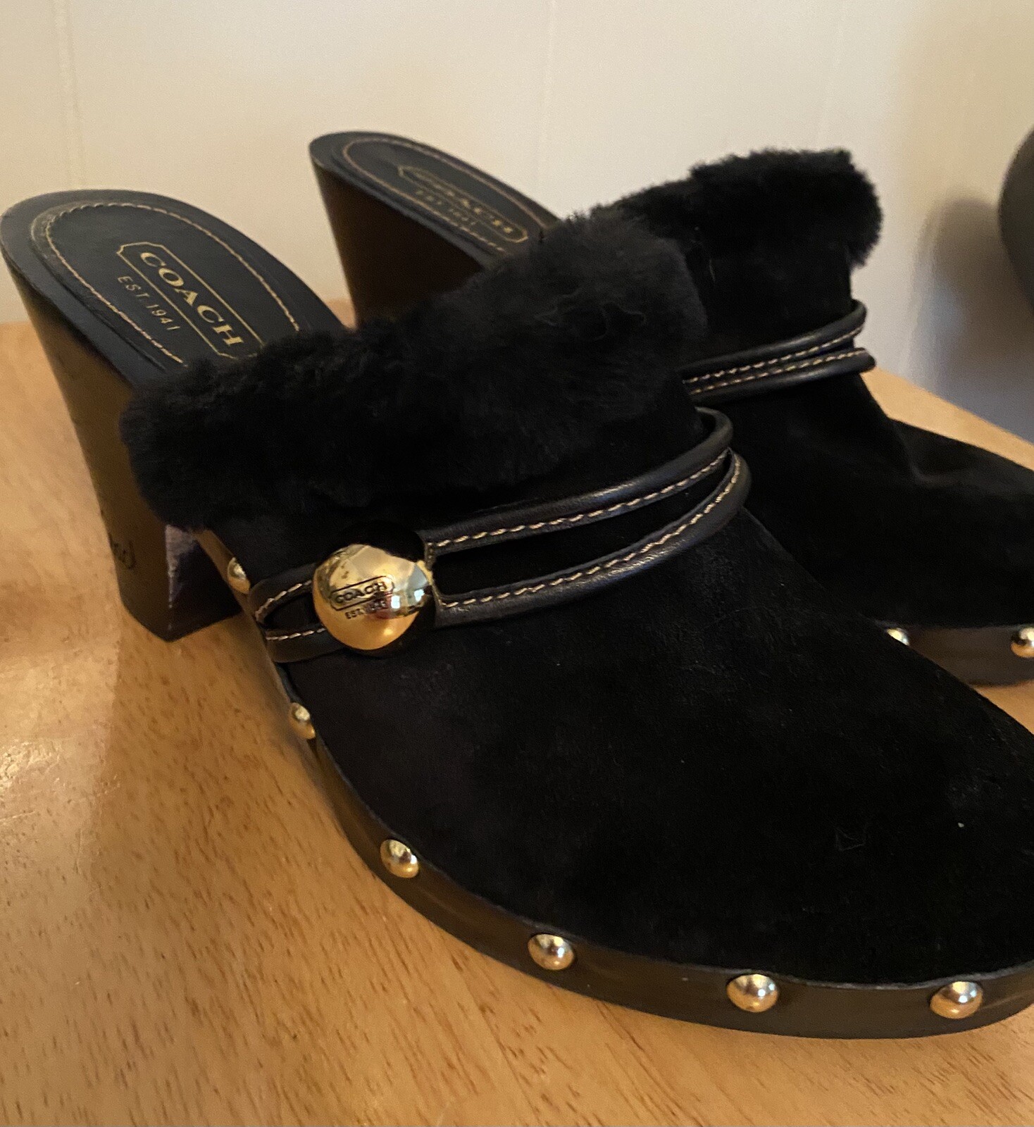 Authentic Coach Winter Clogs - image 4