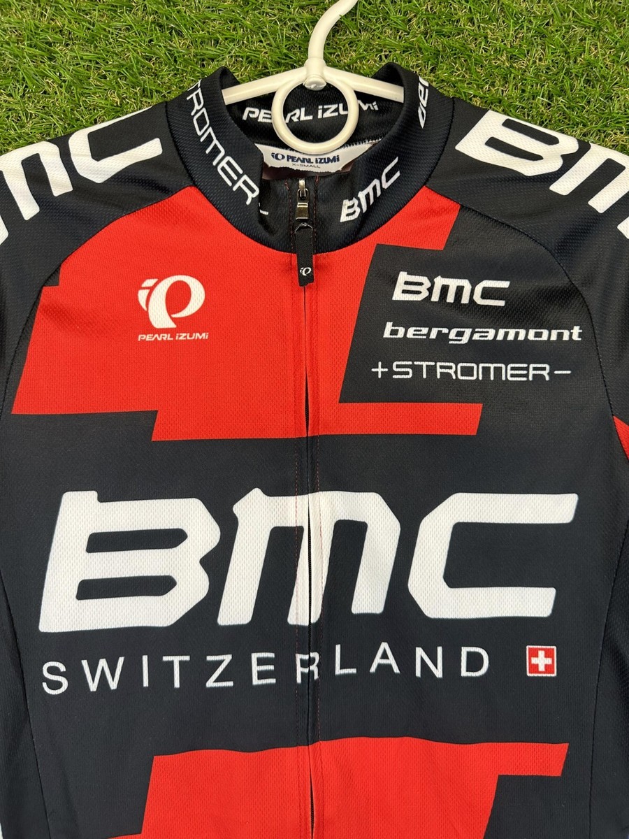 Maillot Cyclisme Pearl Izumi BMC Suisse Rouge Et Noir – Taille XS, Coupe Course