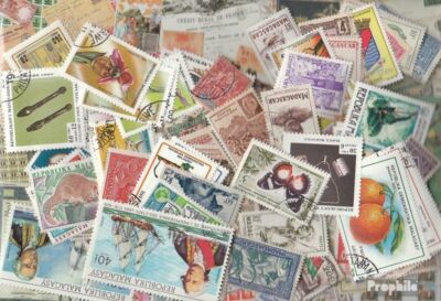Prophila Collection Madagascar – 100 Francobolli Diversi Originali Per Collezionisti (Pacchetto Misti)