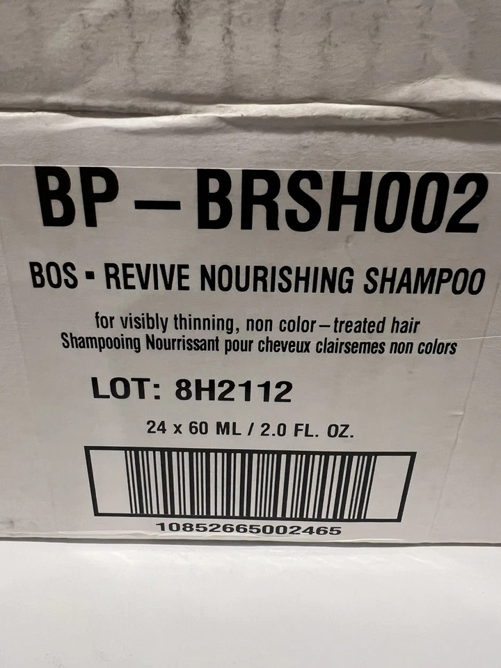 Full Case Bosley  Nourishing Shampoo Visibly Thinning  travel size bottles - Image 3 of 4
