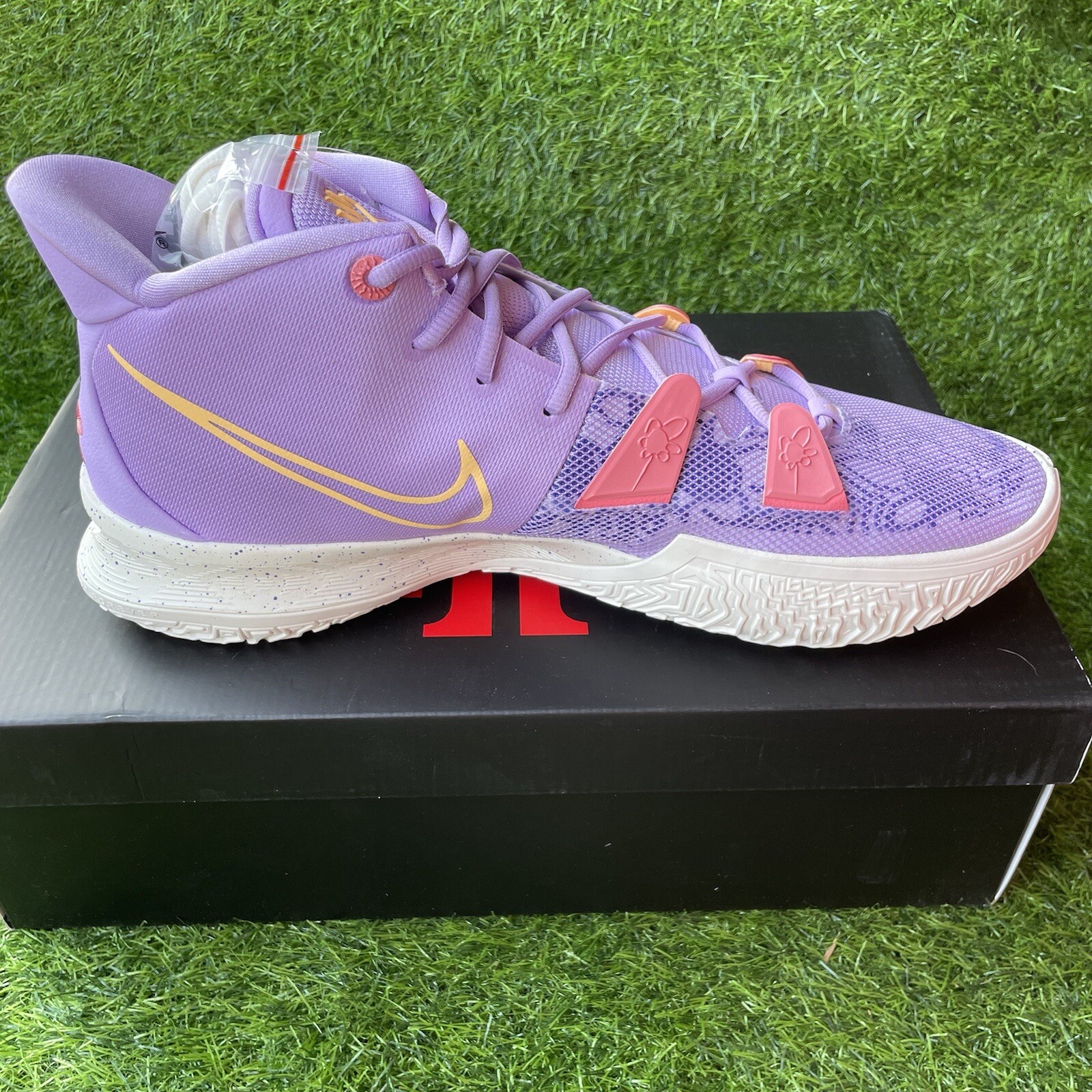 Men's Size 18 Nike Kyrie 7 Daughters CQ9326-501 Liliac Yellow Purple  Basketball | eBay