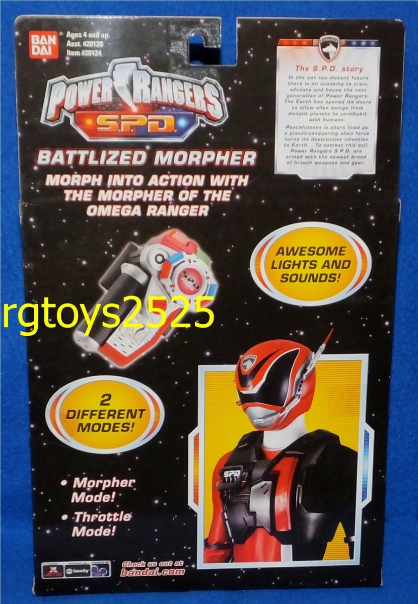 Power Ranger SPD Battlized Morpher Electronic Light & Sound