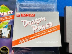 Dragon Power BANDAI NES Nintendo CIB COMPLETE Box Manual Cart Insert EXCELLENT