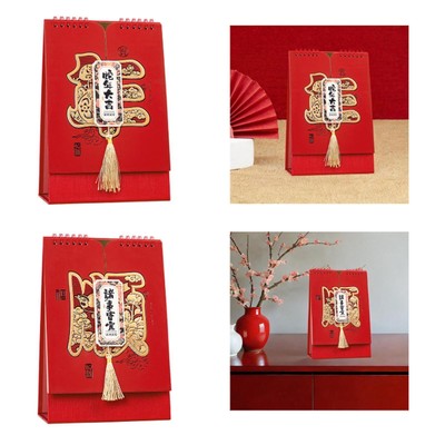 2025 Desk Calendar Planner Small Flip Calendar for Classroom Desk Decoration