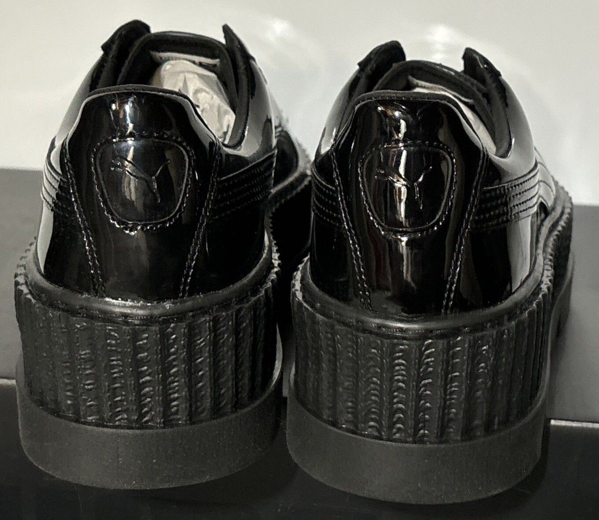 NEW PUMA Rihanna Fenty Pointy Patent Creeper Black - Size