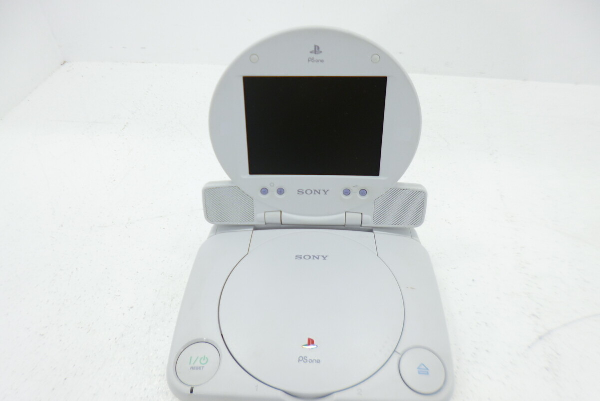 Used PlayStation PS one & LCD monitor COMBO SCPH-140 with original 