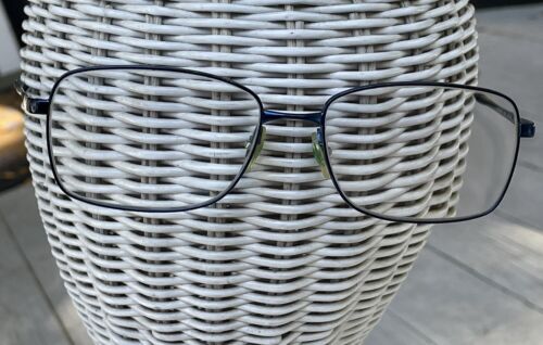 Ray Ban RB6336M 2510 Blue Metal Rectangle Eyeglasses Frame 55-16 140 - Picture 1 of 14