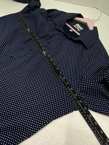 Lucky Brand Sz XL Clover Print Long Sleeve Button Up Shirt Men’s 17-17.5 34/35 - Picture 10 of 13