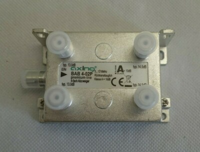 axing, 4-fach  Abzweiger, Klasse A +10dB, BAB4-02P, premium line, 