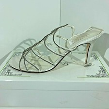 NEW Diane Lynn by Saugus Shoe Valentina 41075B White Silk Size: 10