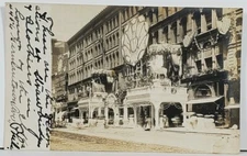 RPPC Strawbridge Clothier Decorated for Elks Convention c1907 Phila Postcard M8