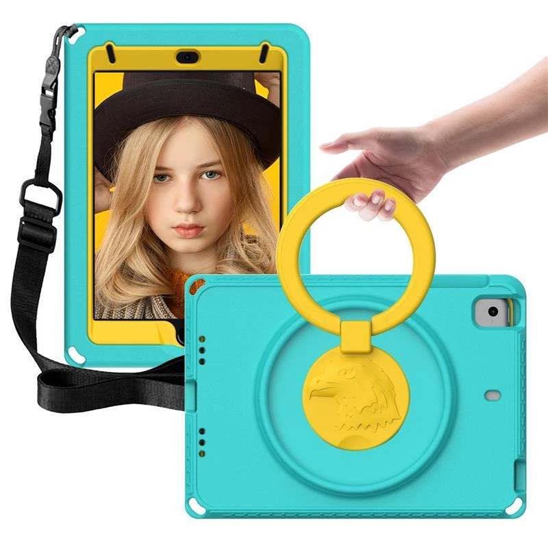 Kids Shockproof Case For iPad Mini 5 4 3 2 1 Heavy Duty Protective Strap Stand - Image 2 of 4