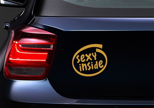 Sexy Inside JDM Car Laptop Motorbike Vinyl Decal Sticker - Picture 9 of 9