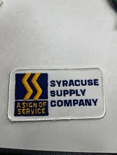 Vintage SYRACUSE SUPPLY COMPANY Patch T152