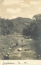 C-1905 Jackson New Hampshire Mountain Stream RPPC Real Photo postcard 9242