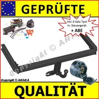 AHK + Elektrosatz ES7 FüR Audi A6 03- Stufenheck Avant Limo AnhäNgerkupplung
