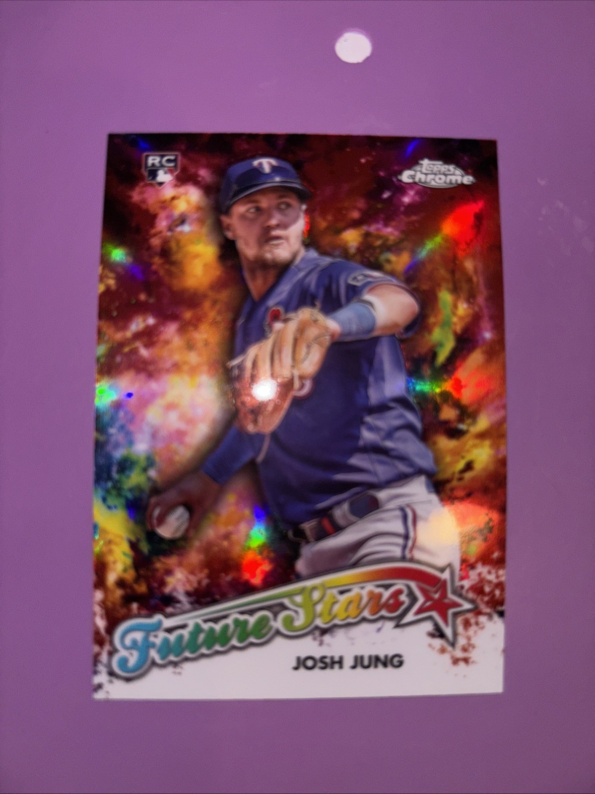 2023 Topps Chrome Update Future Stars Insert Rangers Josh Jung Rookie #FSU-18