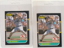 2- 1987  LEAF    TOM SEAVER     NM/MT INV. 1,661