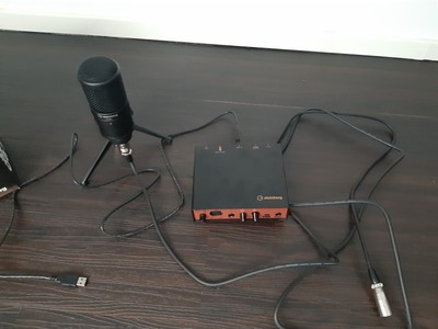 UR12 Audio Interface  + ST-M01  Studio Condensor Mikrofon 