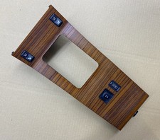 Mercedes W124 Schalt Brett Kulisse Konsole Sitzhz. Zebrano Holz Automatik TOP