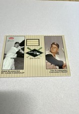 2002 Fleer Greats - Dueling Duos Enos Slaughter, Ted Kluszewski #DD-ES1 Single 