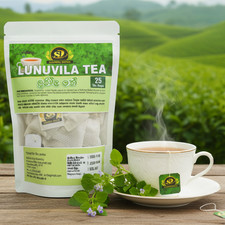 Ceylon Bacopa Tea 25Bags Organic Lunuwila Brahmi Monnieri Brain Boost Herb Drink