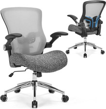 Ergonomic Heavy Duty Office Chair 400Lbs with Adjustable Height  Soft Cushion