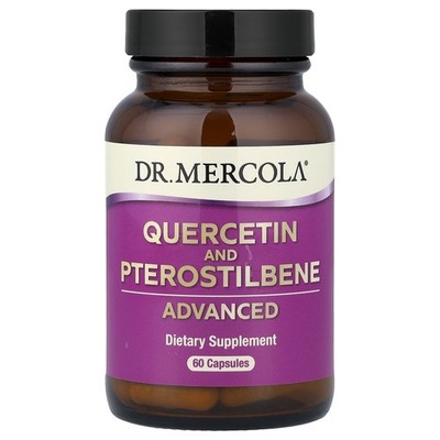 Dr. Mercola, Quercetin und Pterostilben, extra stark, 60 Kapseln