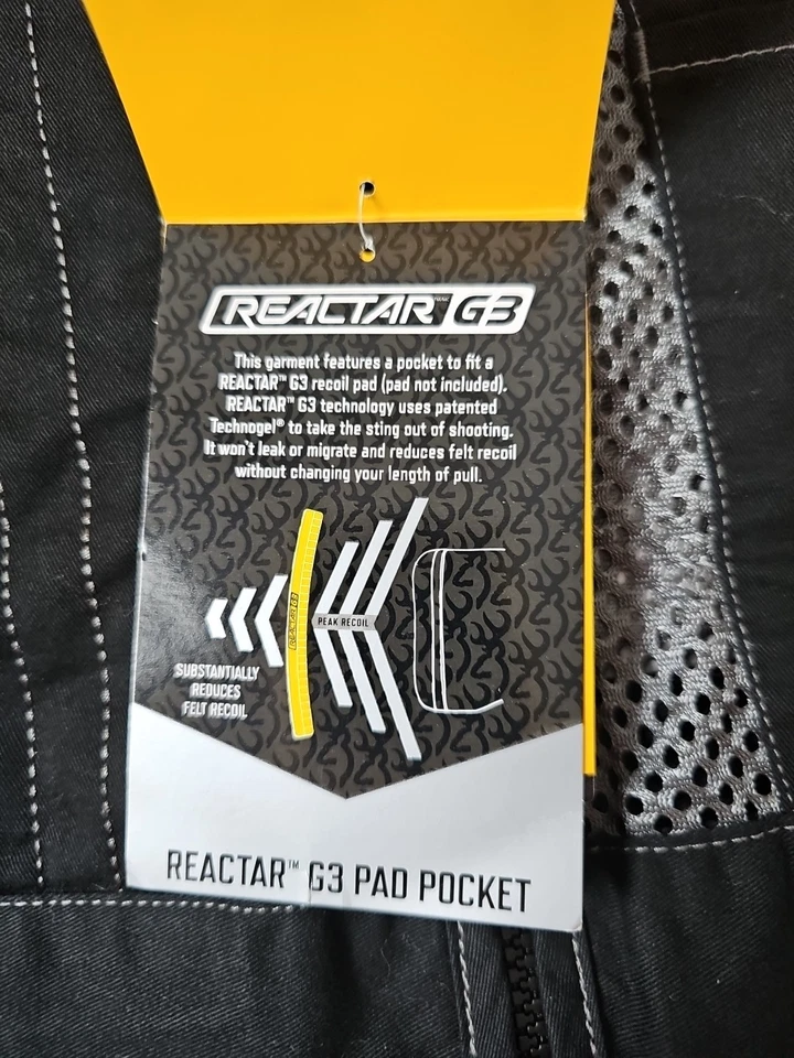 Browning Men's Trapper Creek Mesh Breathable Shooting Black Vest XL - Image 3 of 4