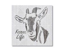 Goat Stencil: Durable Reusable Mylar - Craft and Art Tool 2455