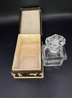 Vintage Collectible Guerlain Baccarat Crystal Perfume Bottle + Box NO PERFUME — photo 2