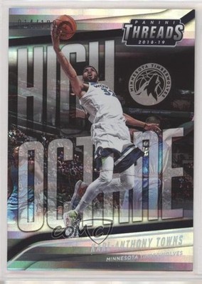 2018-19 Panini Threads High Octane Premium 14/199 Karl-Anthony Towns #10 qc6