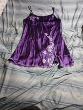 Victoria's Secret Purple Nightie Lingerie Sz S