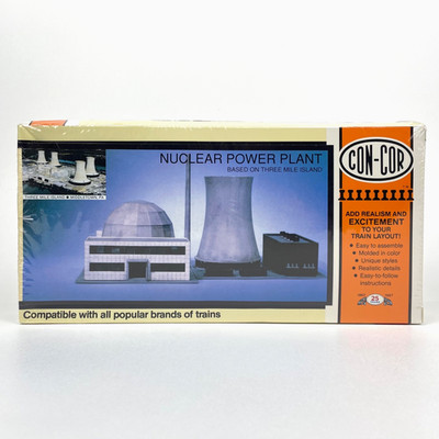 Con-Cor Nuclear Power Plant 680 N Scale Three Mile Island New in Box Sealed