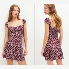 reformation SIZE 2 tanis floral print sleeveless mini dress xs x-small