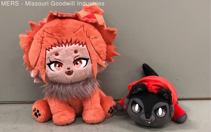 Plush Lot Aphmau MeeMeows My Hero Academia Kirishima Cat 2 Pieces 2023