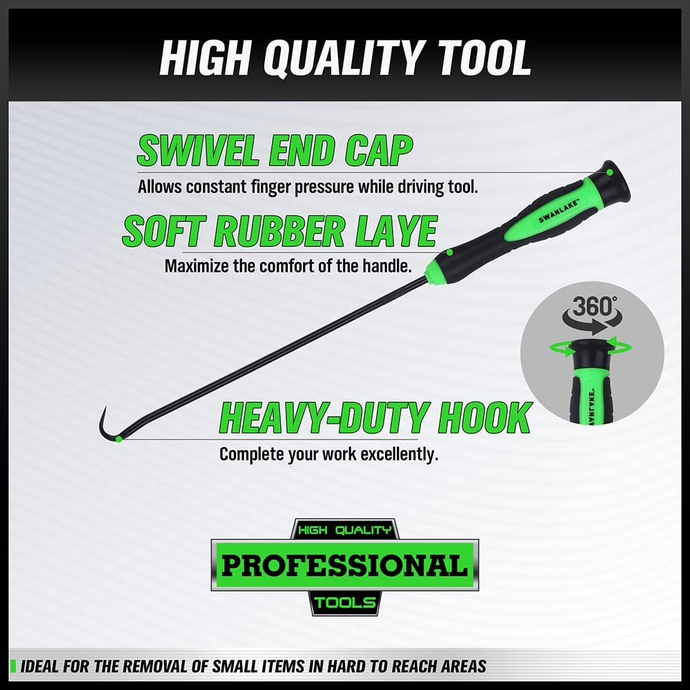 SWANLAKE Pick and Hook Set, Pick Tool Set for Car Auto Oil Seal/O-Ring Seal Gask