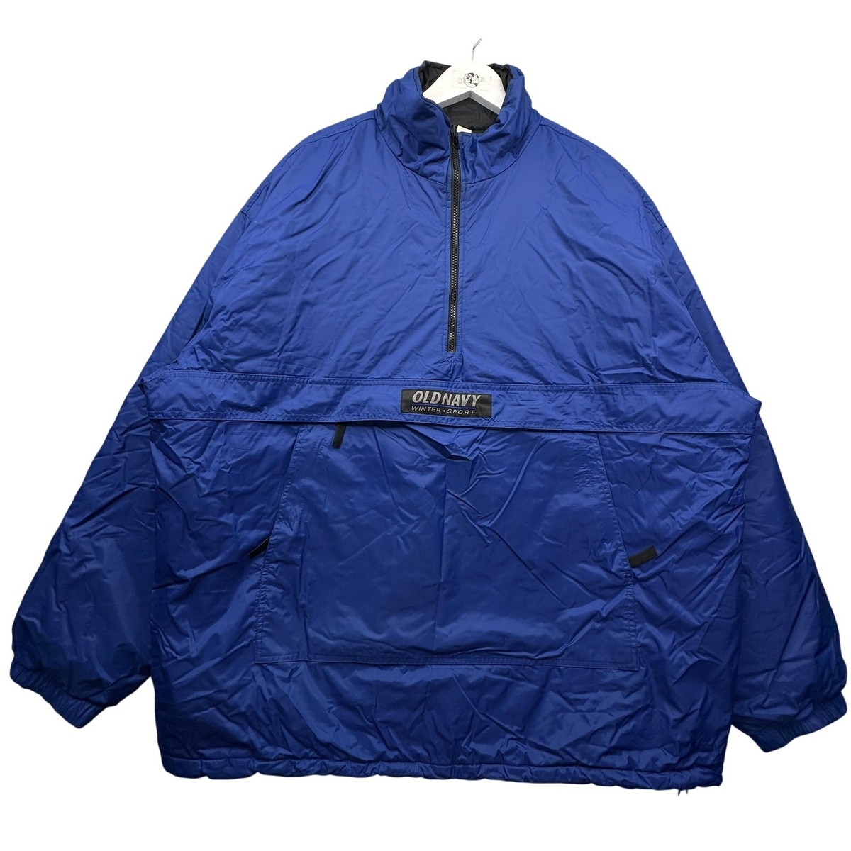 し*ご様 90s OLD NAVY check anorak jacket y2 Vintage 90s Old Navy 1/2 Zip Anorak Windbreaker Jacket Mens XXL